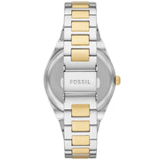 Fossil ES5259 Scarlette Silver Dial Two Tone Stainless Steel Bracelet Women's Watch
